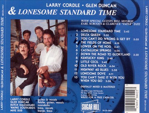 Lonesome Standard Time cover art