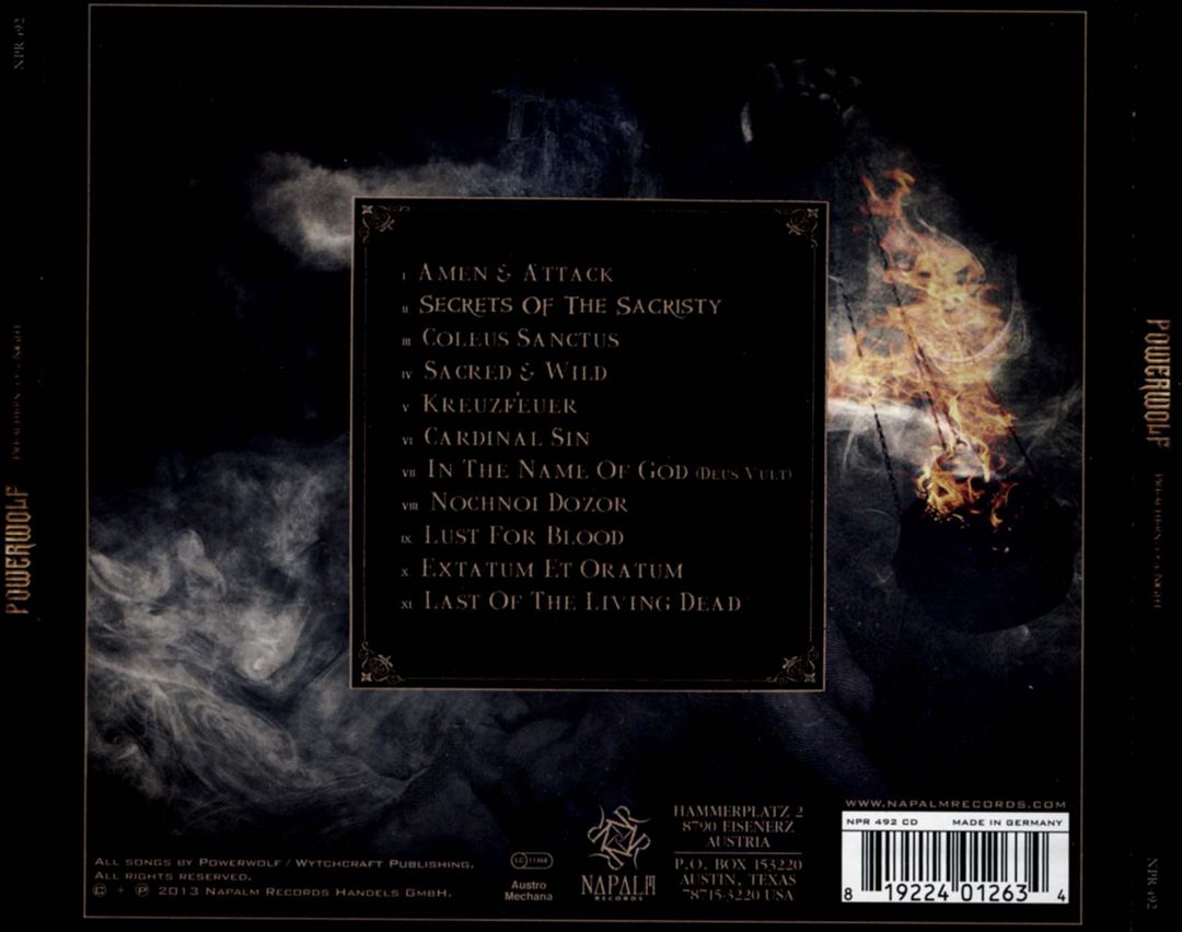 Preachers of the Night cover art