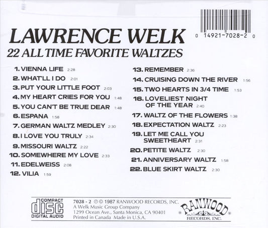 22 All Time Favorite Waltzes cover art