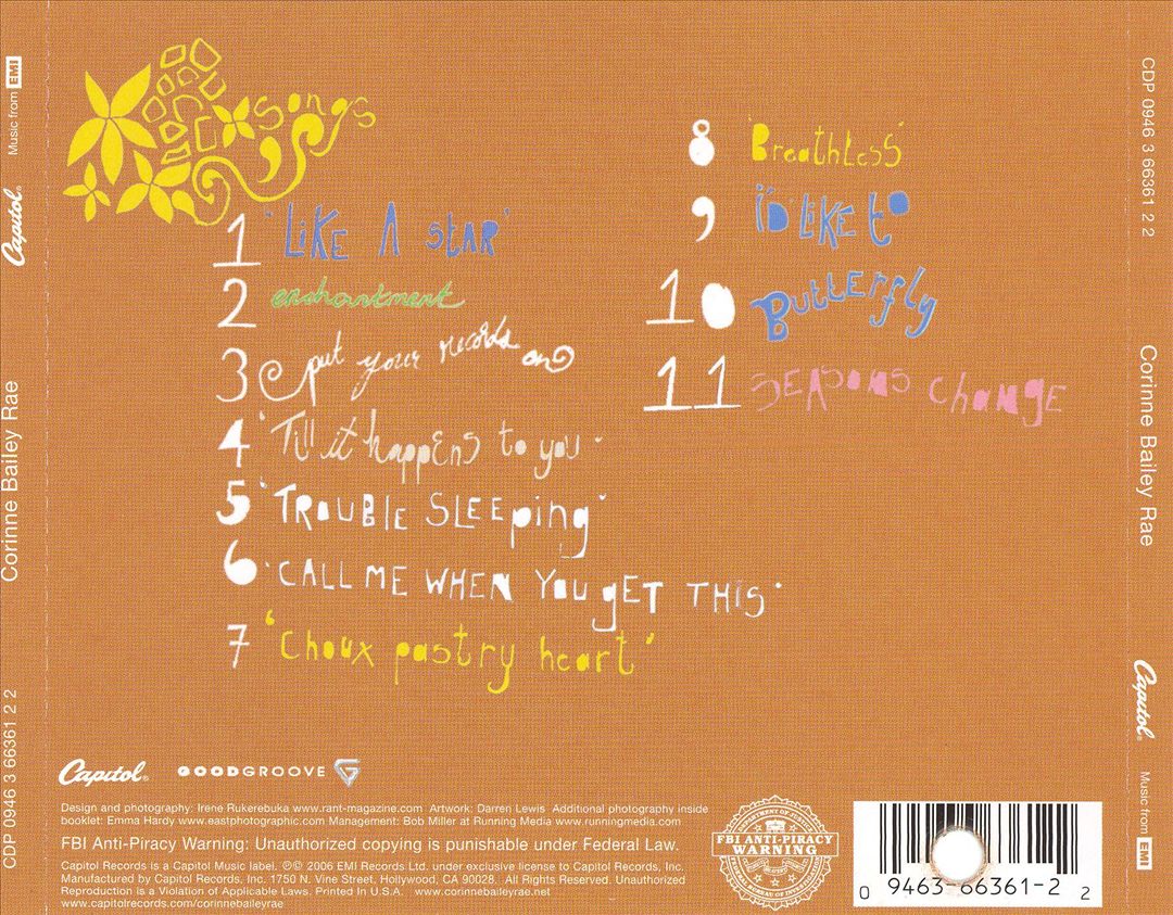 Corinne Bailey Rae cover art