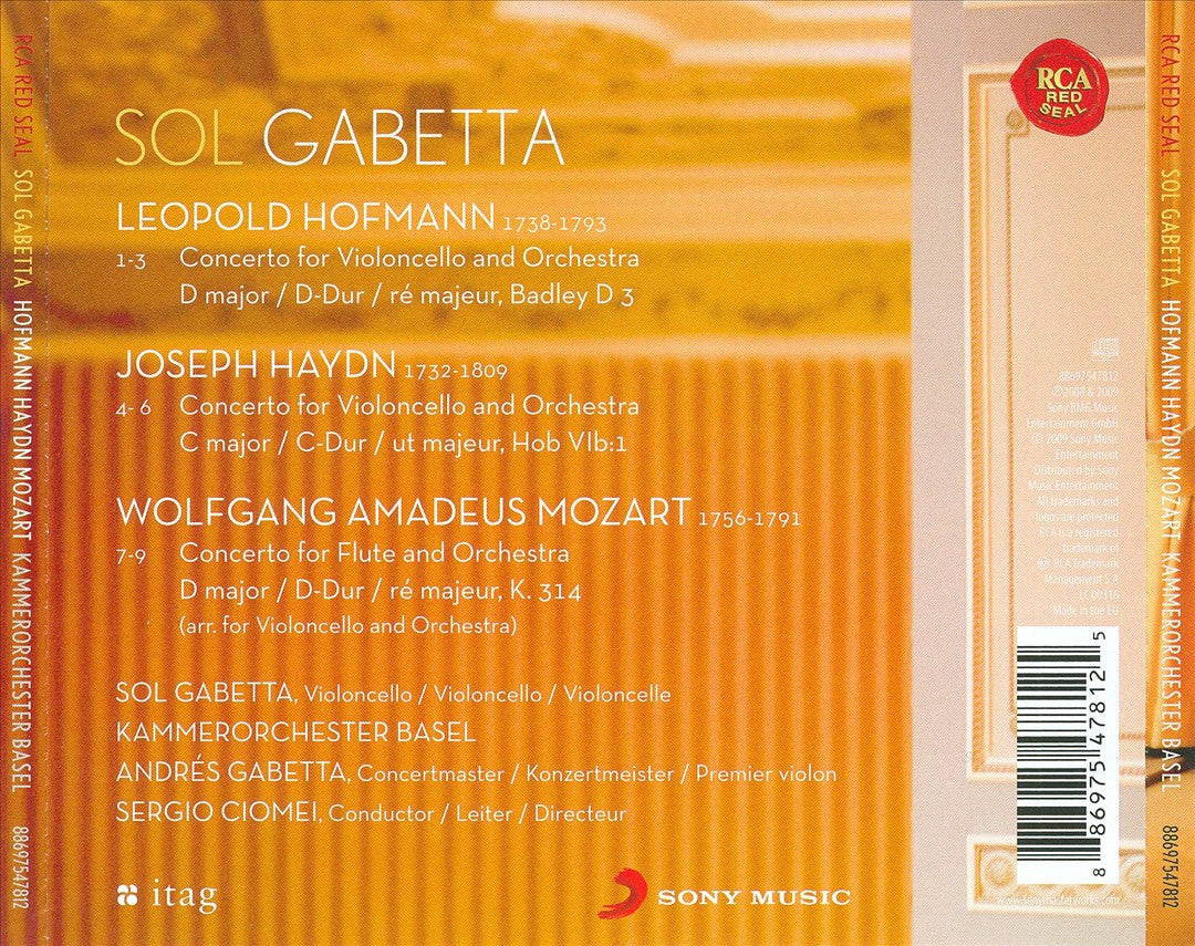 Sol Gabetta plays Hofmann, Haydn & Mozart cover art