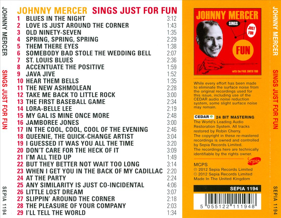 Sings Just for Fun cover art