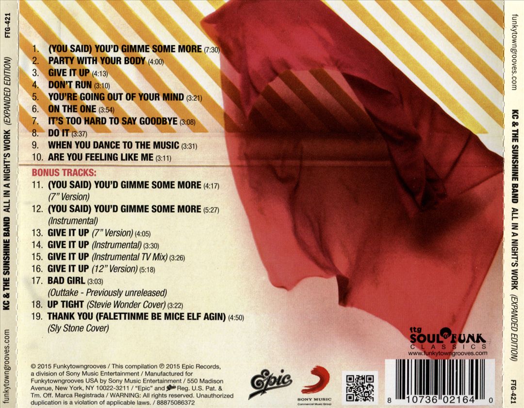 All in a Night's Work [Expanded Edition] cover art