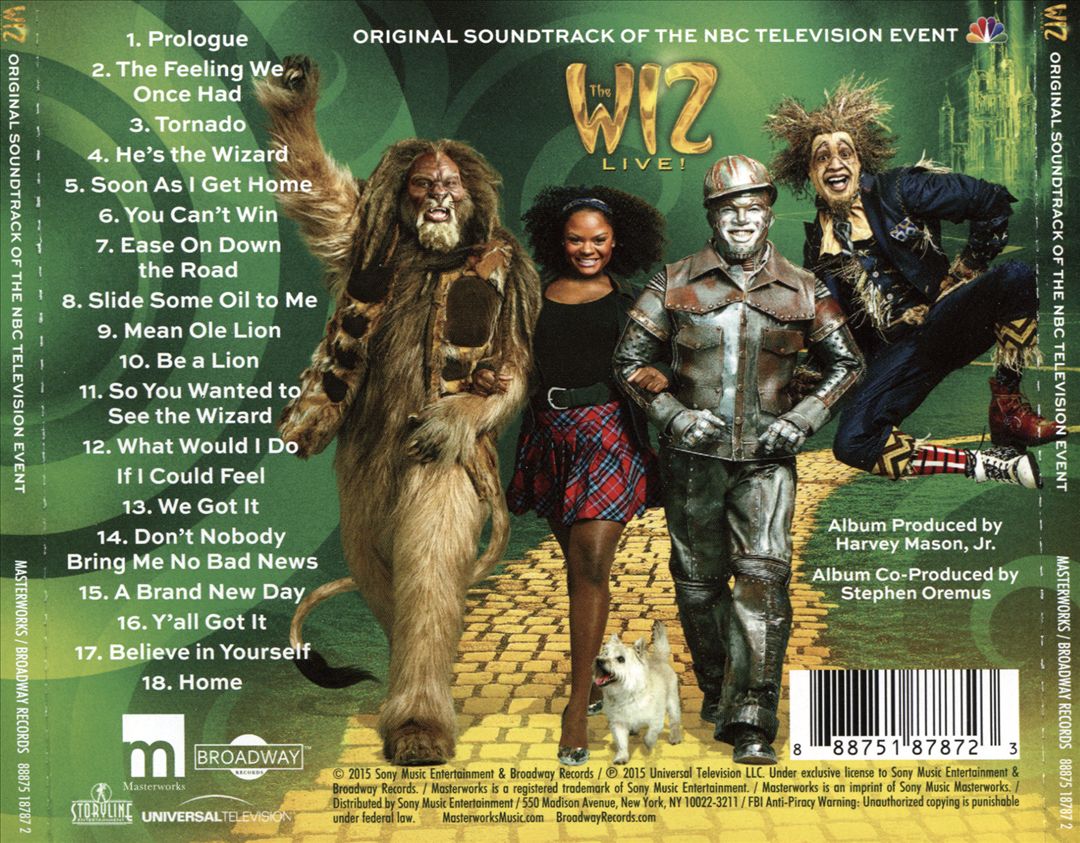 The Wiz LIVE [Music from the NBC Television Event] cover art