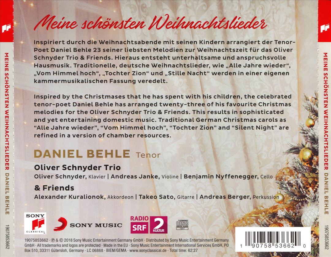Meine schönsten Weihnachtslieder cover art