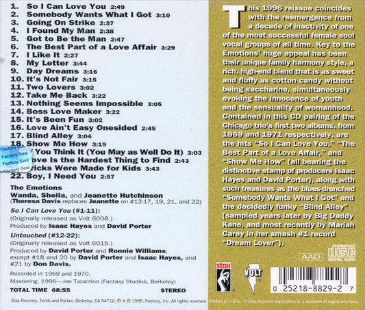 So I Can Love You/Untouched cover art