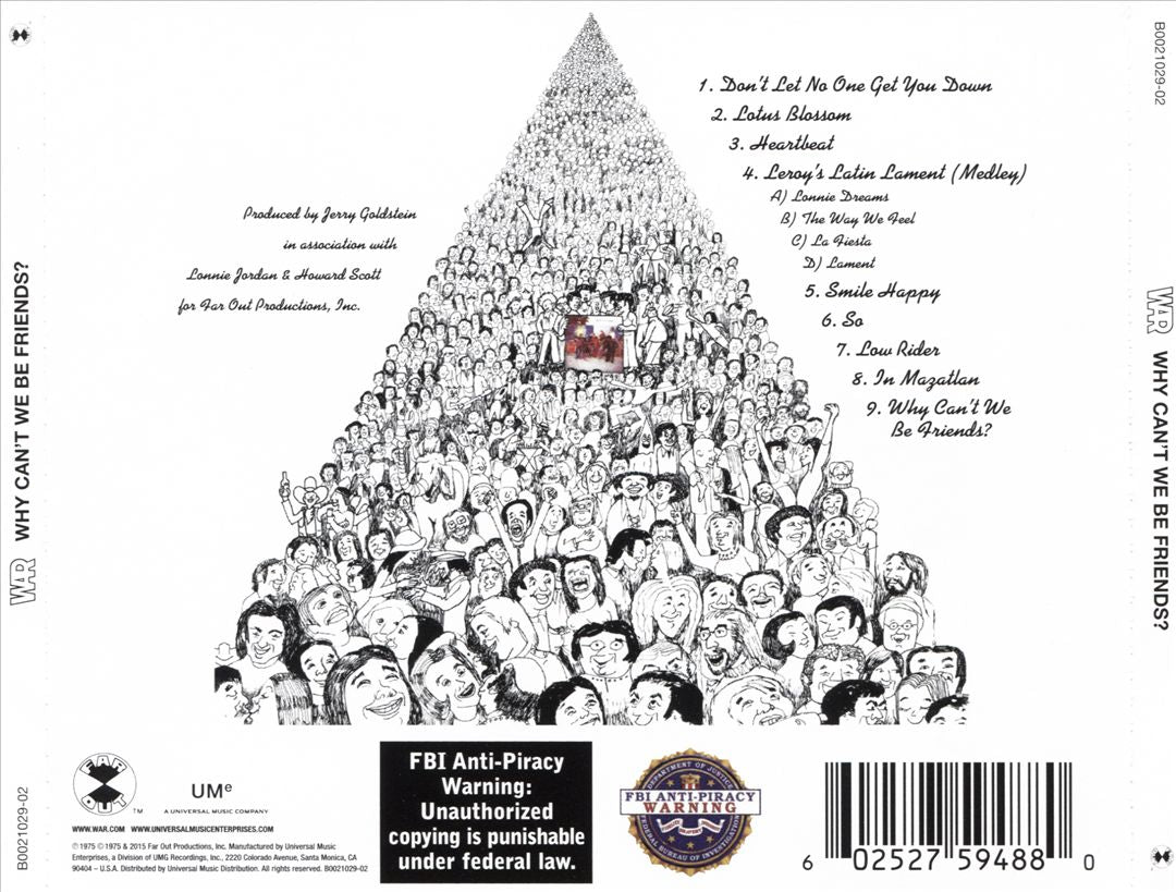 Why Can't We Be Friends? cover art
