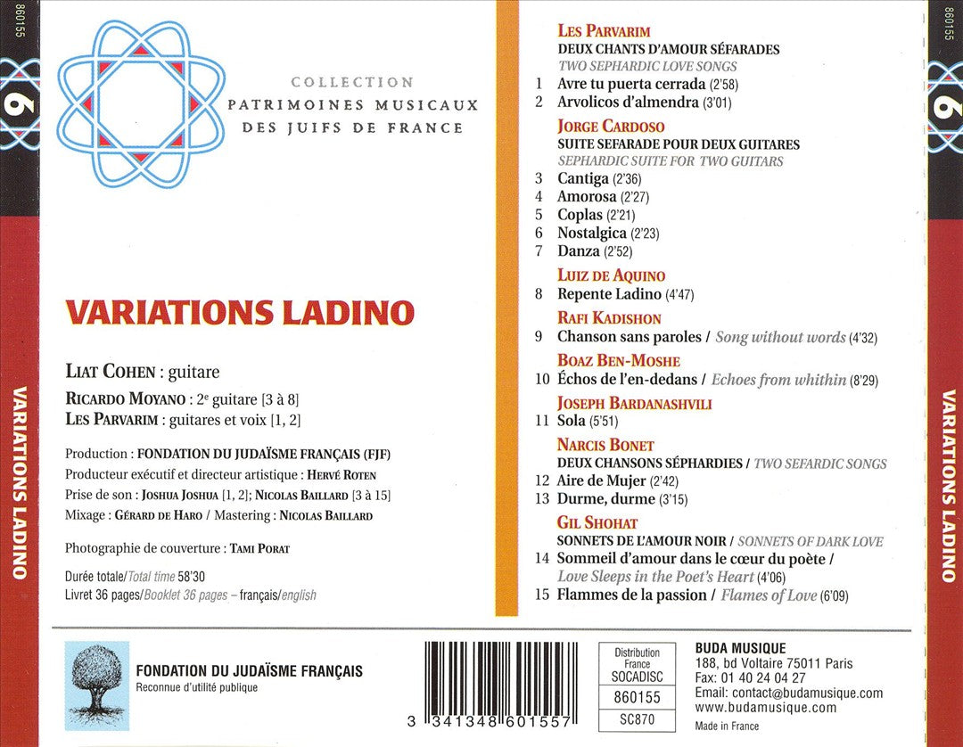 Variations Ladino cover art