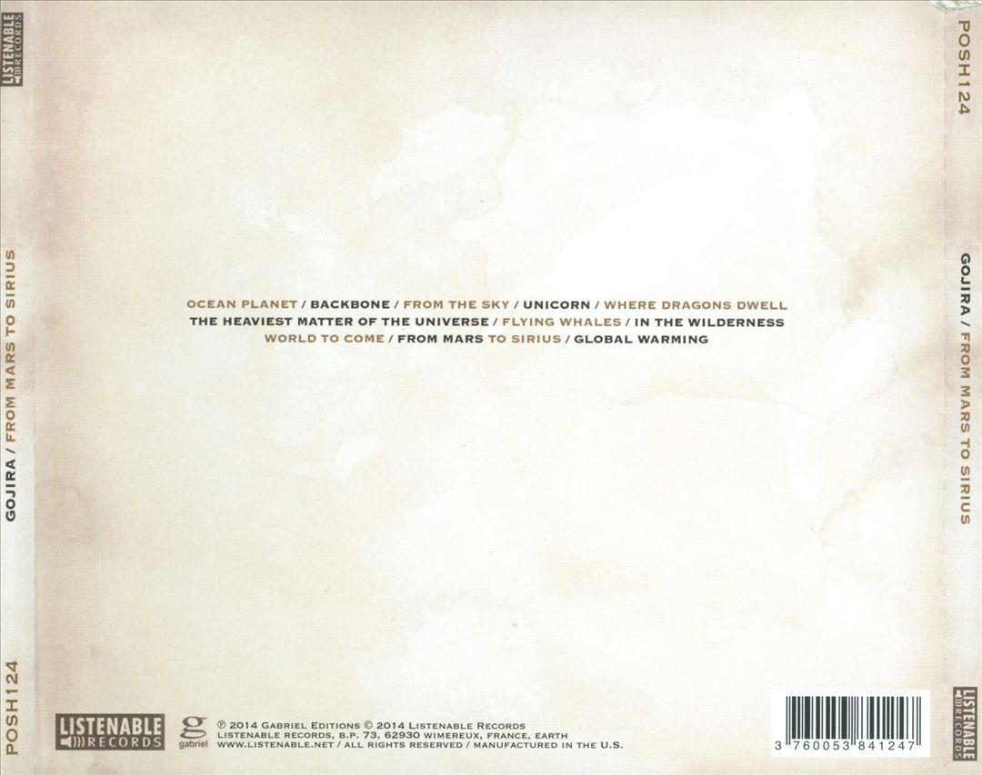 From Mars to Sirius cover art