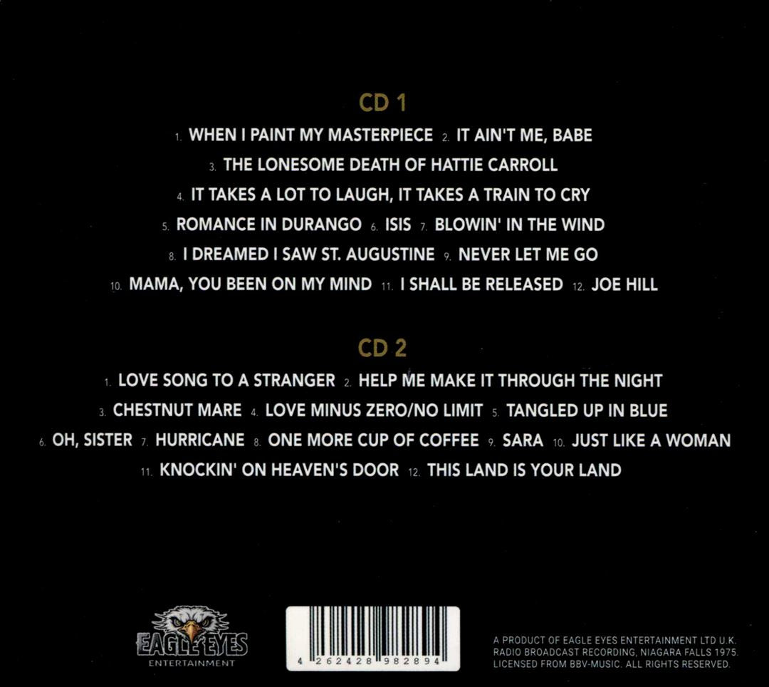 Niagara Falls: Live 1975 cover art