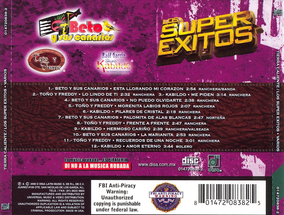 Super Exitos: Tierra Caliente cover art