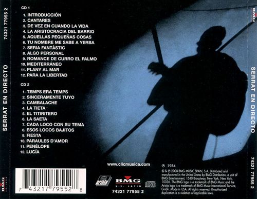 Serrat en Directo cover art