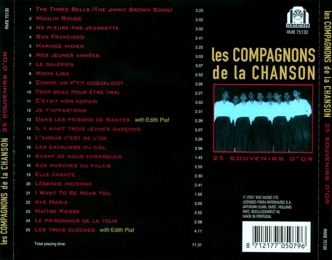 25 Souvenirs d'Or: Les Trois Cloches cover art