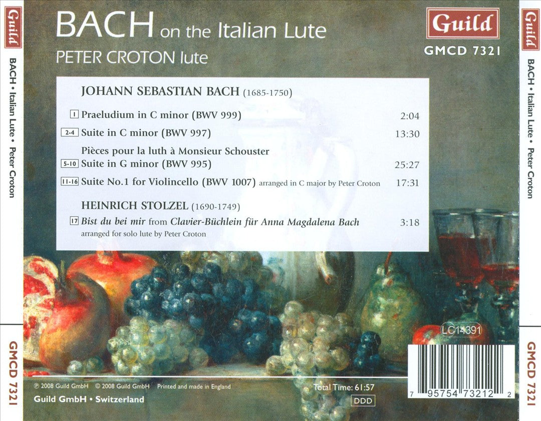 Bach on the Italian Lute cover art