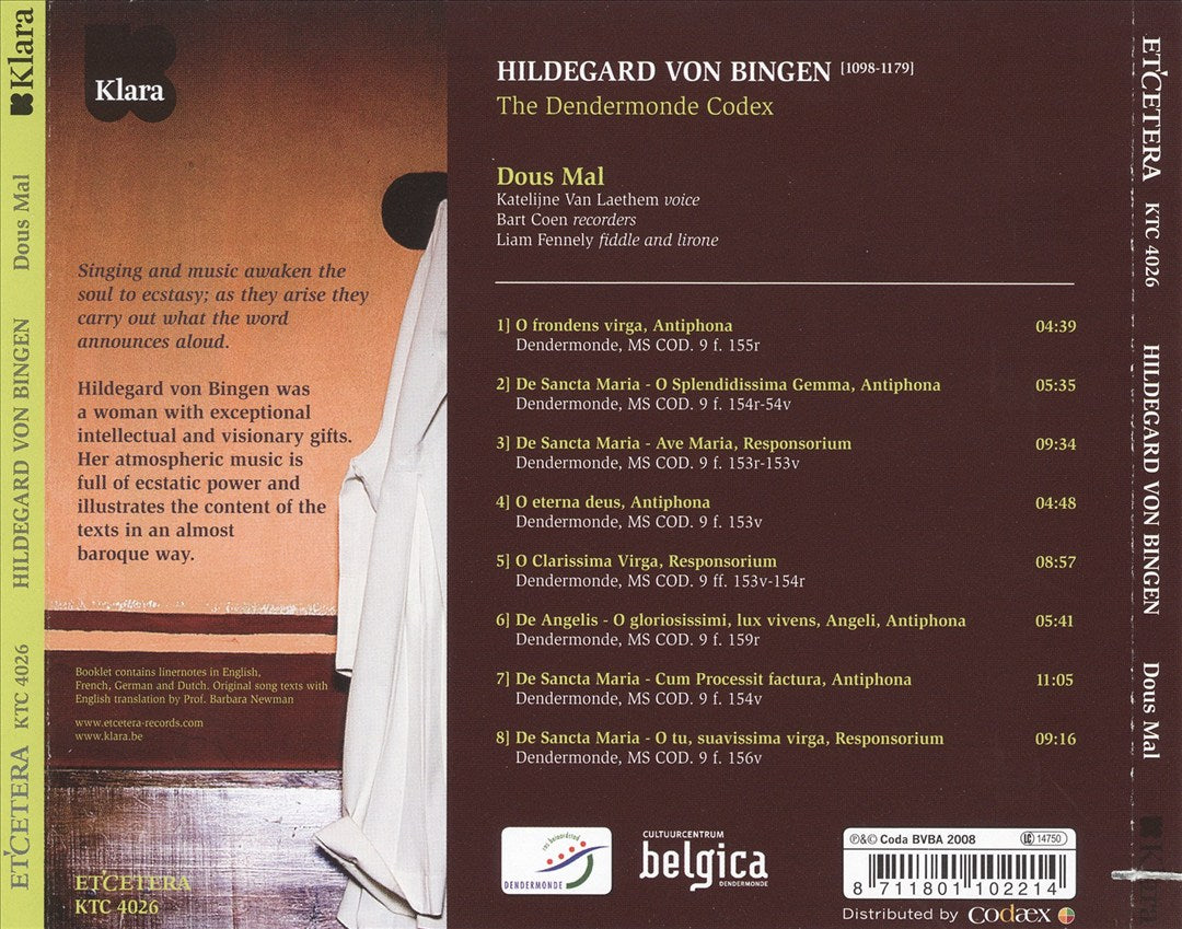 Hildegard von Bingen: The Dendermonde Codex cover art