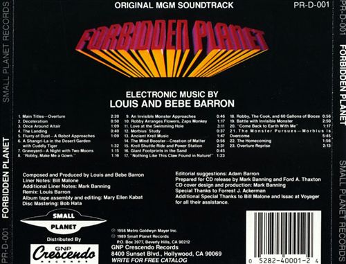 Forbidden Planet [Original Motion Picture Soundtrack] cover art