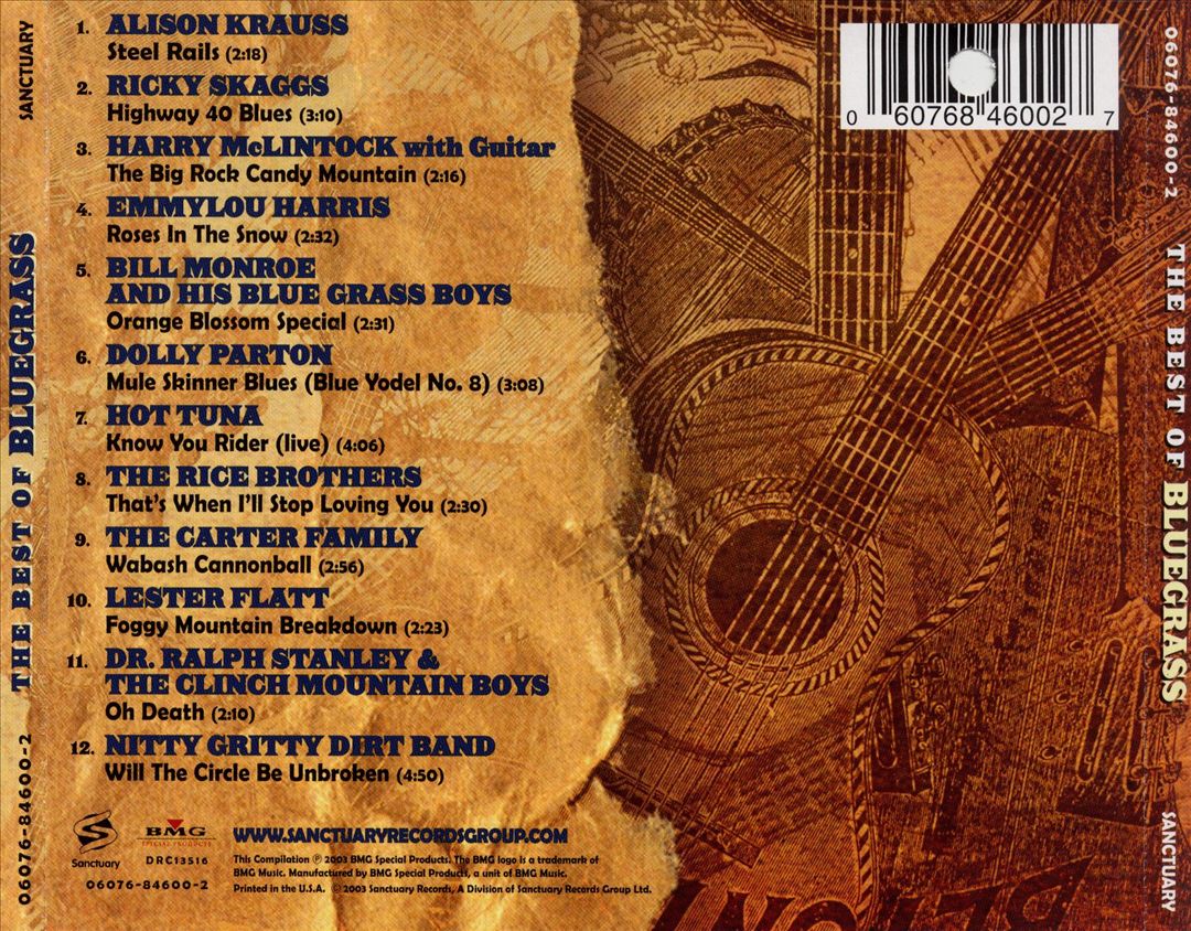 Best of Bluegrass [Sanctuary] cover art