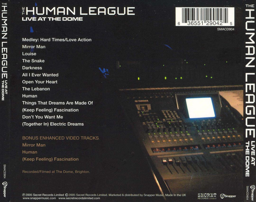 Live at the Dome cover art
