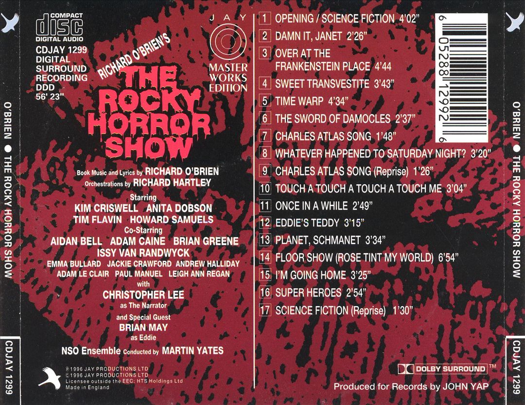 Rocky Horror Show [1995 Studio Cast] cover art