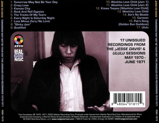 Tomorrow May Not Be Your Day: The Unissued Atco Recordings 1970-1971 cover art