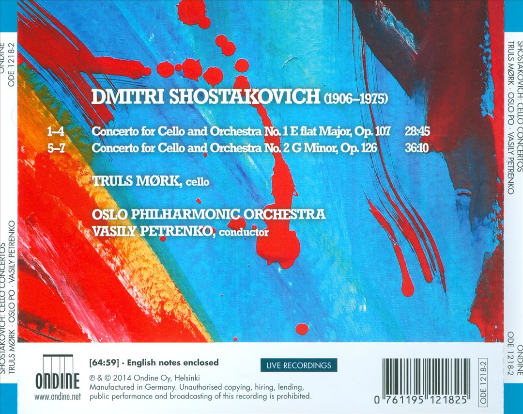 Shostakovich: Cello Concertos cover art
