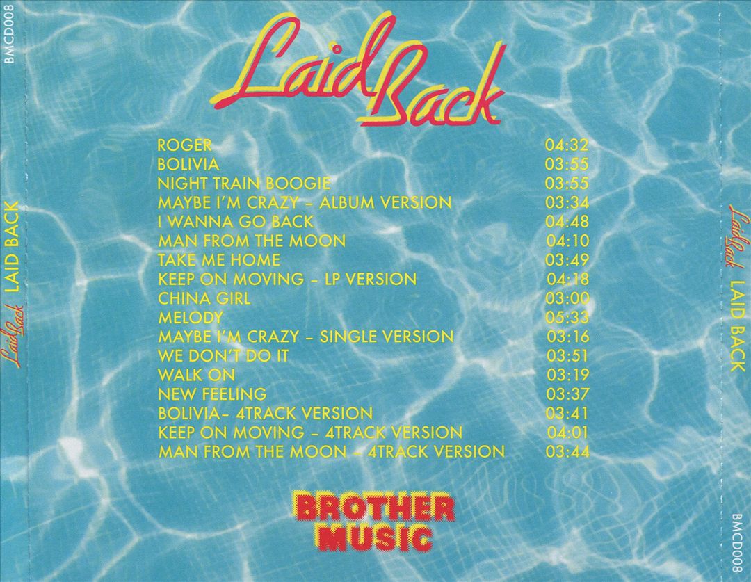 Laid Back [Bonus Tracks] cover art