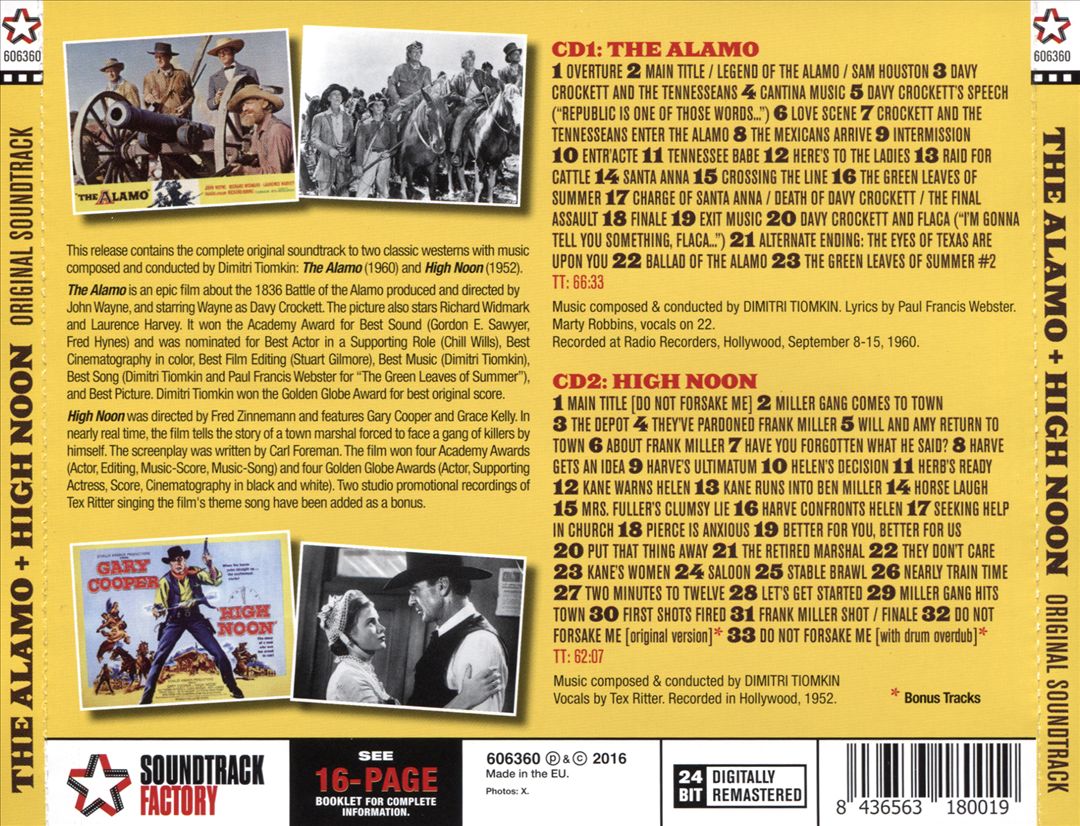 Alamo & High Noon [Original Motion Picture Soundtrack] cover art