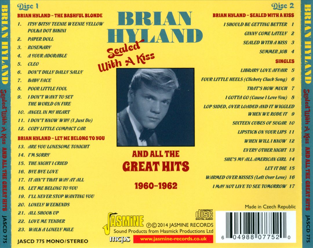 Sealed with a Kiss and All the Great Hits: 1960-1962 cover art