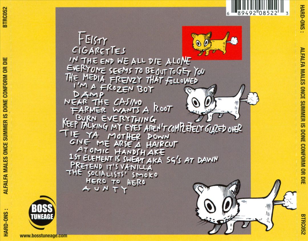 Alfalfa Males Once Summer Is Done Conform or Die cover art