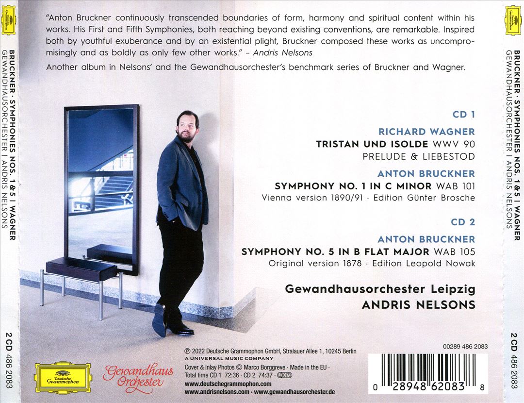 Bruckner: Symphonies Nos. 1 & 5; Wagner: Tristan und Isolde - Prelude & Liebestod cover art