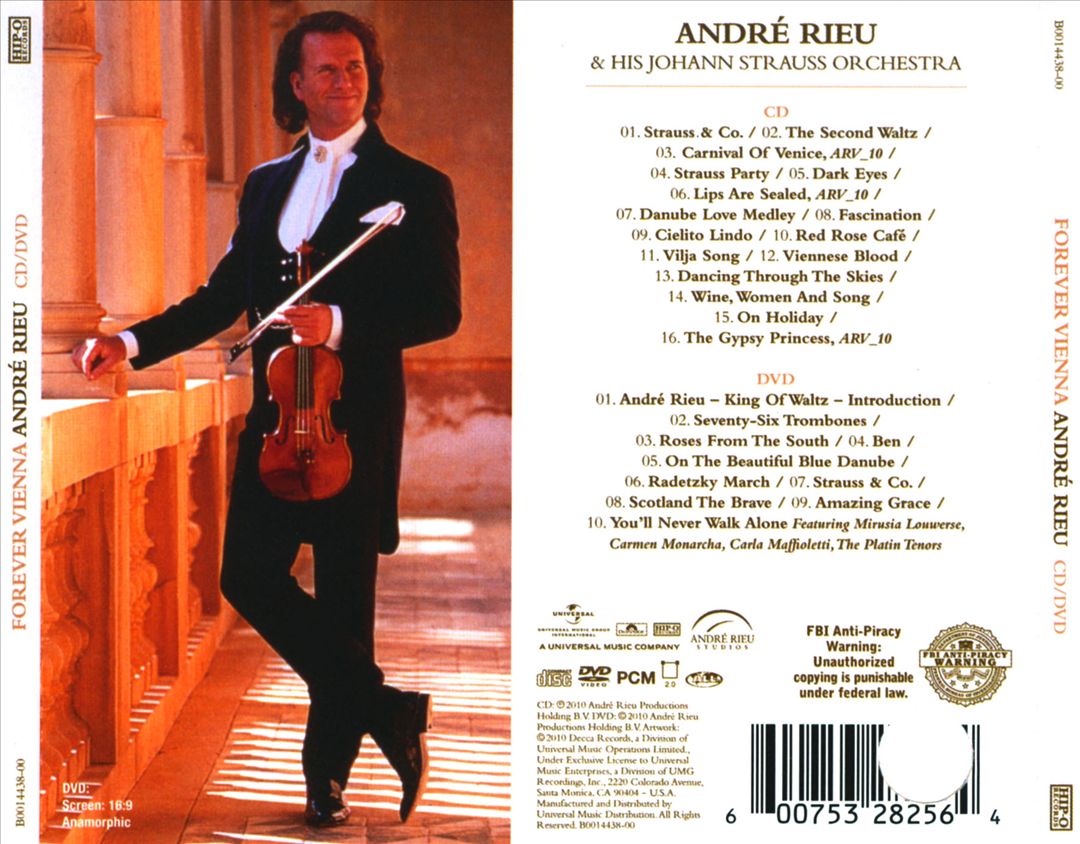 Forever Vienna [US] [CD+DVD] cover art