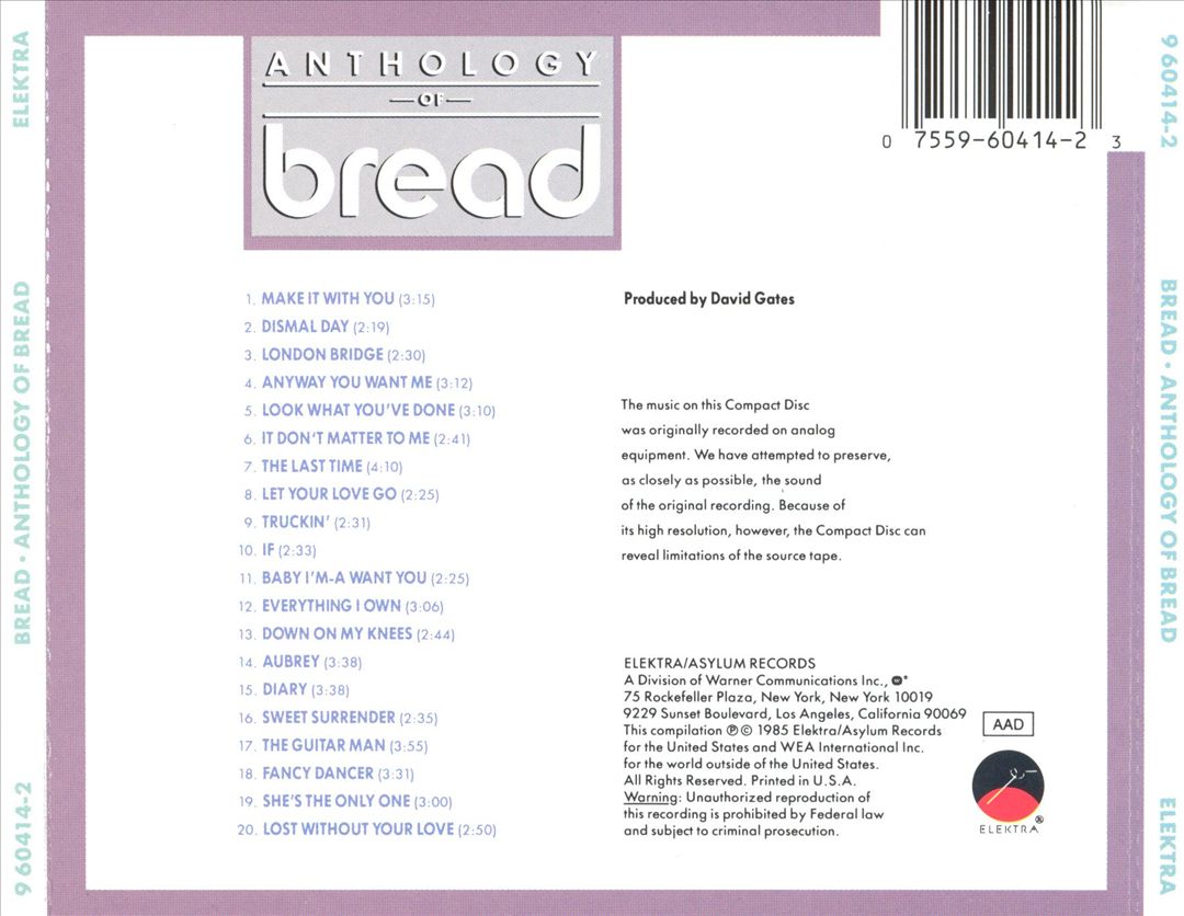 Anthology of Bread cover art