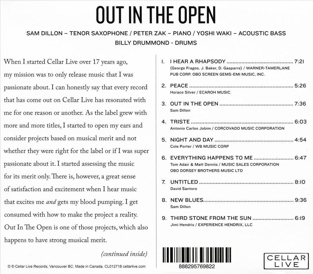 Out in the Open cover art