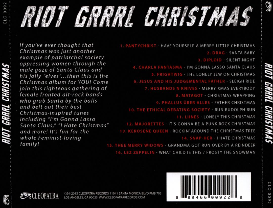Riot Grrrl Christmas cover art