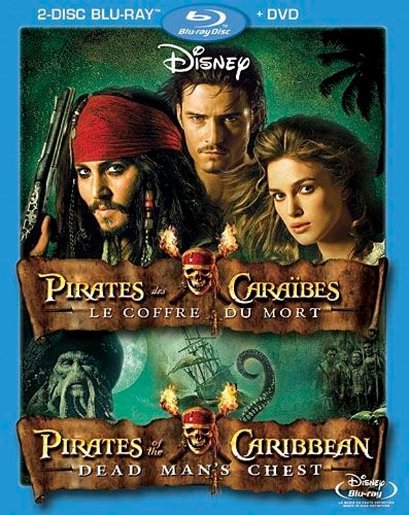 Pirates of the Caribbean: Dead Man's Chest [French] [Blu-ray/DVD] cover art