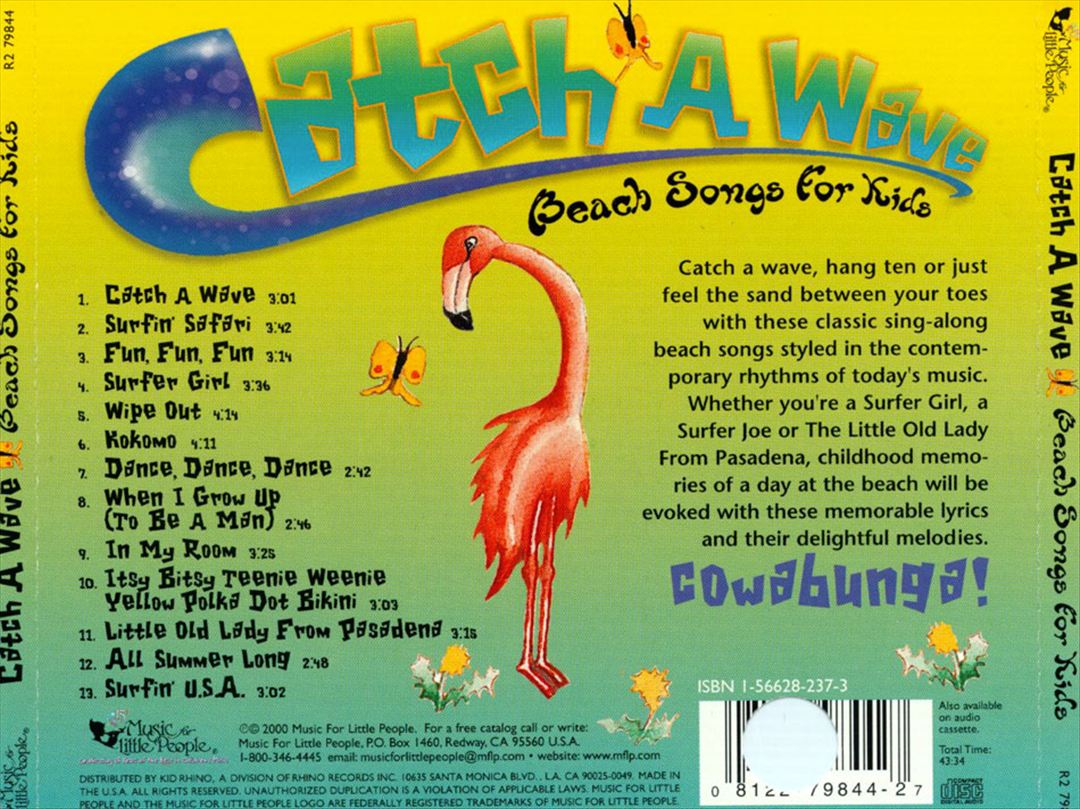 Catch a Wave: Beach Songs for Kids cover art