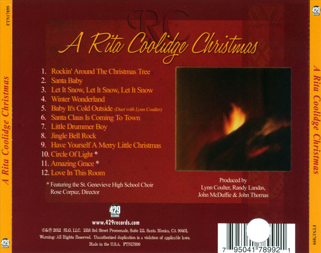 Rita Coolidge Christmas cover art