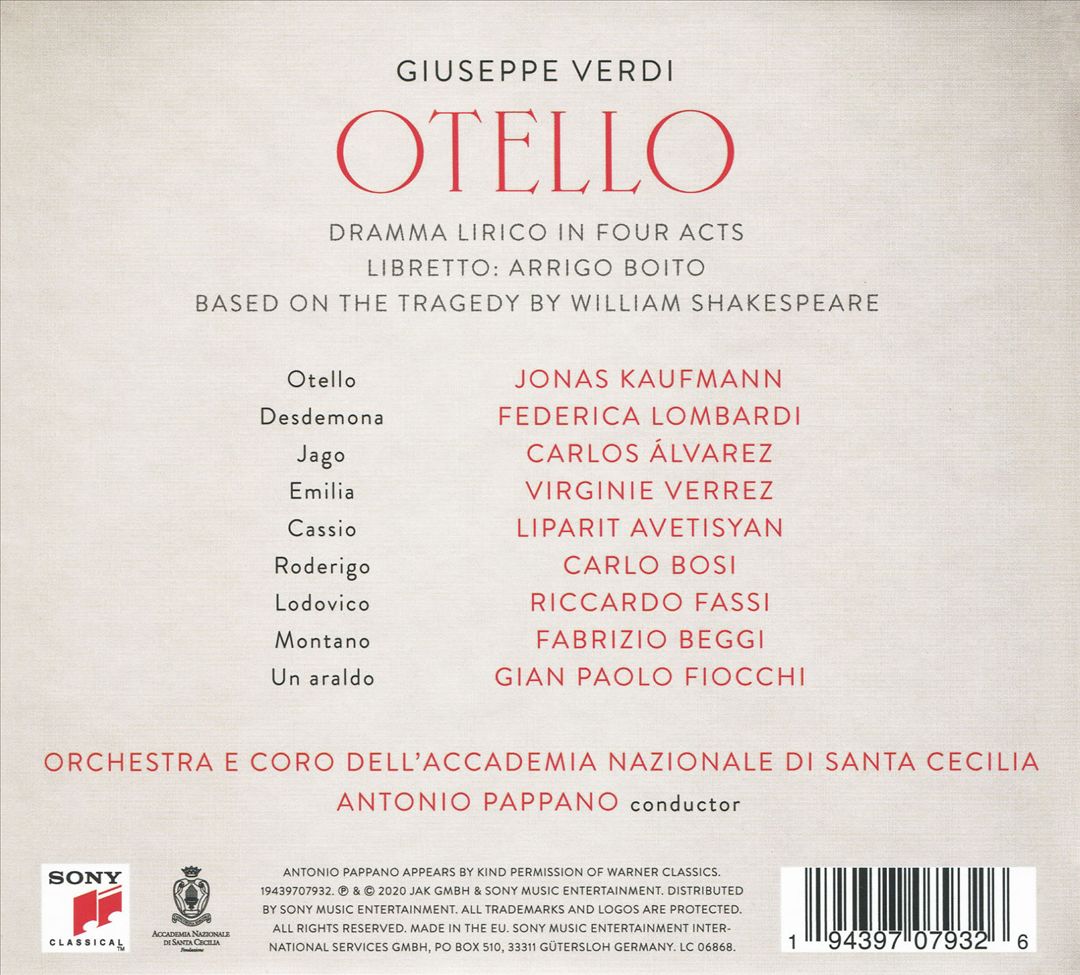 Verdi: Otello cover art