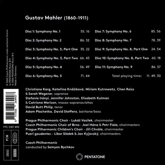 Mahler: Symphonies 1-9 cover art