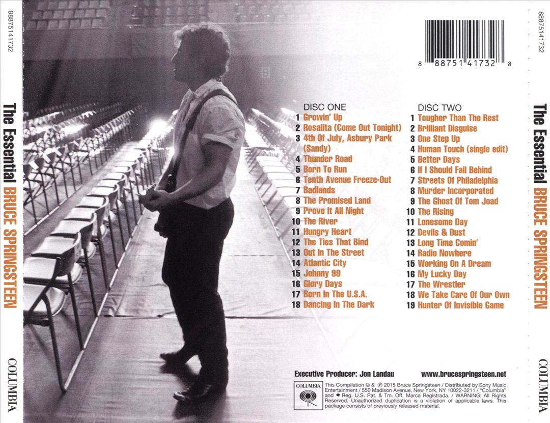 Essential Bruce Springsteen [Bonus Tracks] cover art