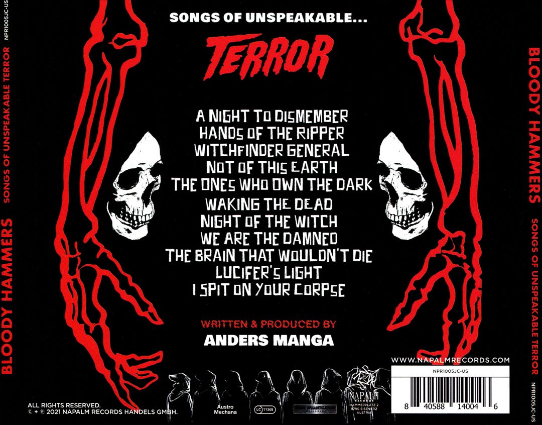 Songs of Unspeakable Terror cover art