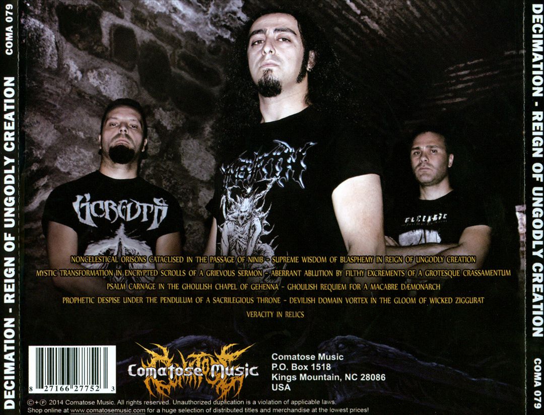 Reign of Ungodly Creation cover art