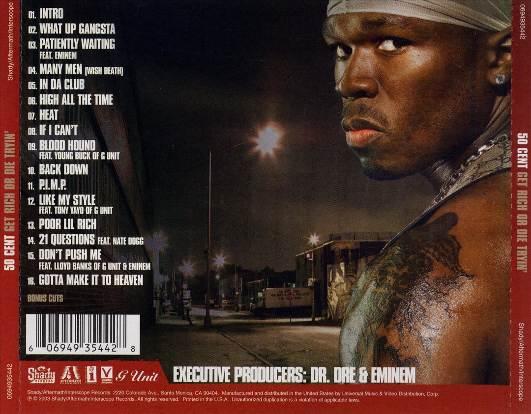 Get Rich or Die Tryin' cover art