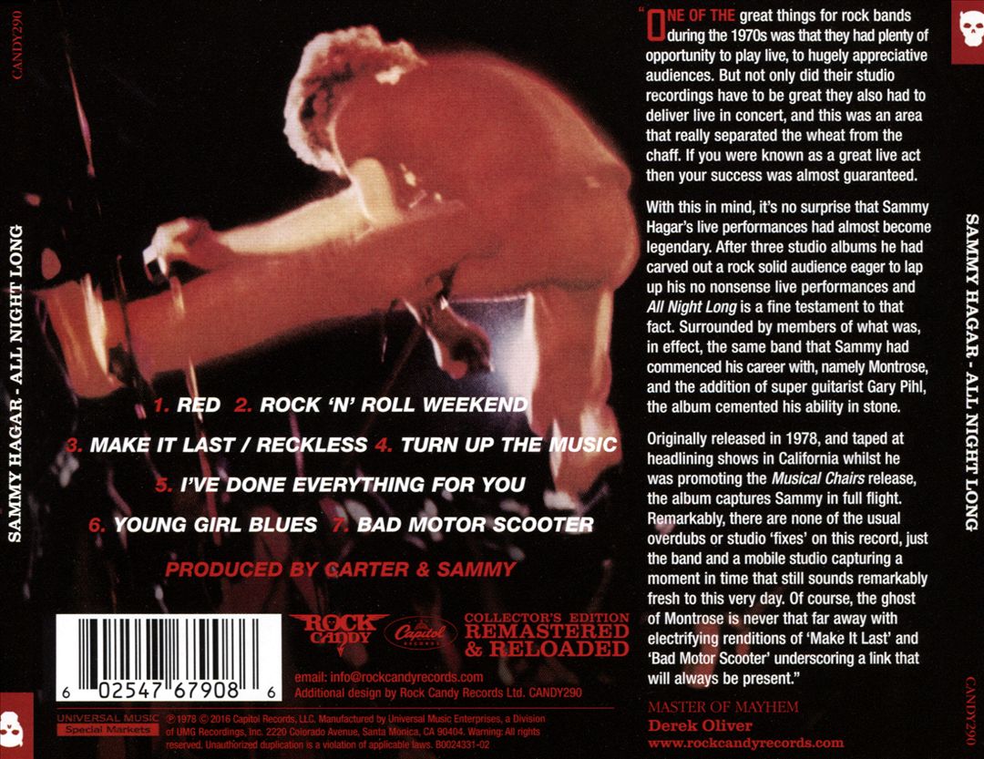 All Night Long cover art