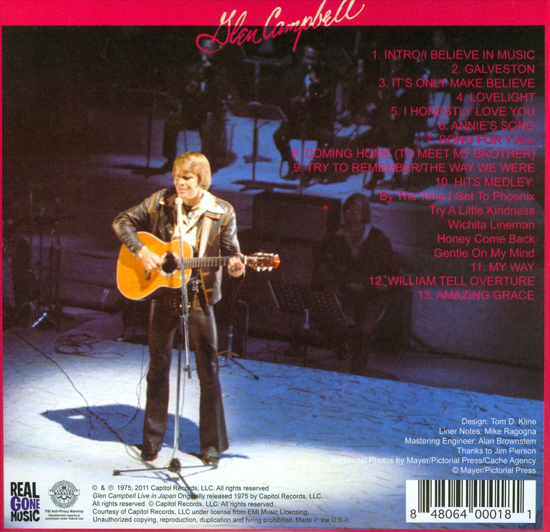 Live in Japan cover art