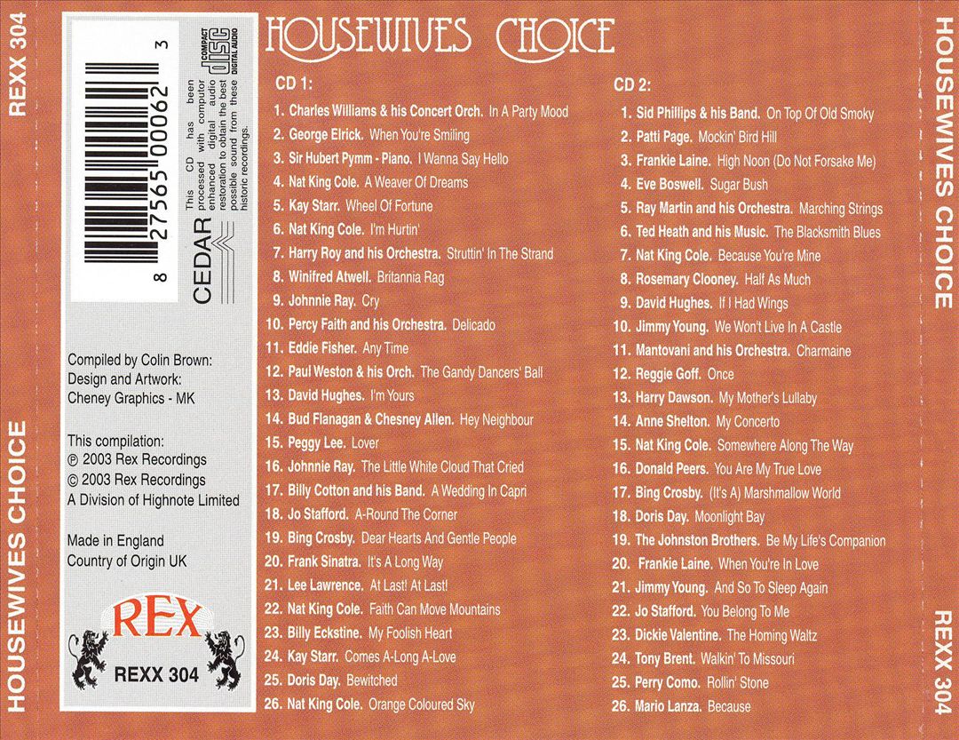 Housewives Choice cover art