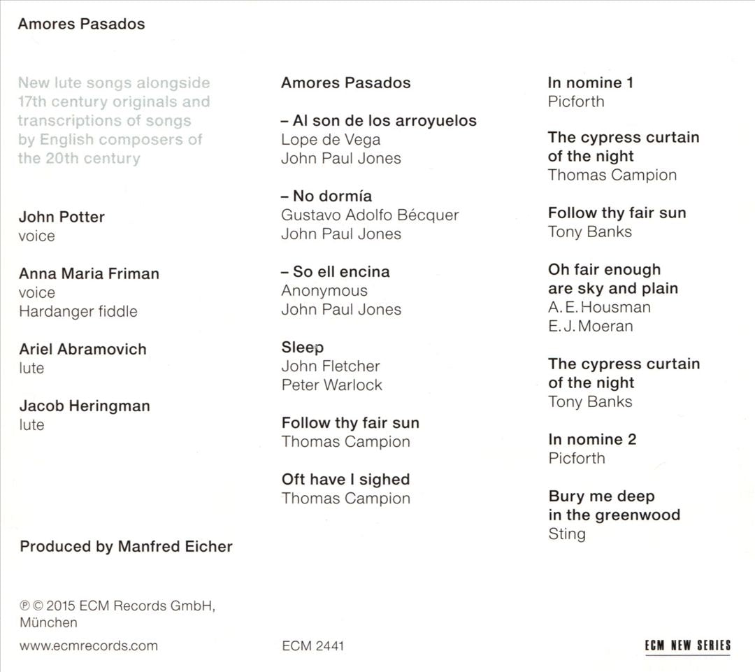 Amores Pasados cover art