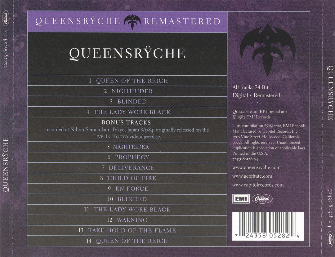 Queensrÿche [Bonus Tracks] cover art