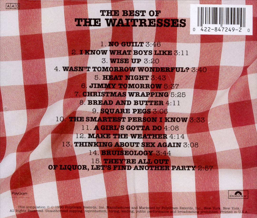 Best of the Waitresses cover art
