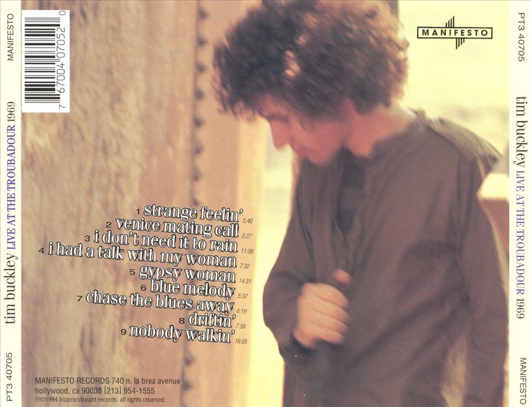 Live at the Troubadour 1969 cover art